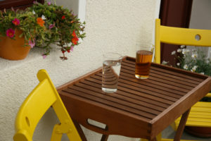 Table on Balcony